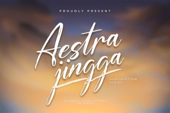 Aestra Jingga: A Script Font That Elevates Campaign Design