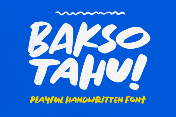 Bakso Tahu: A Playful Script Font for Digital Design