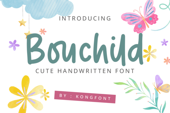 Bouchild: A Script Font for Editorial Design and Branding