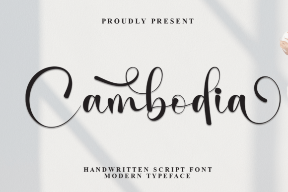 Cambodia Font: A Playful Script for Editorial Expression