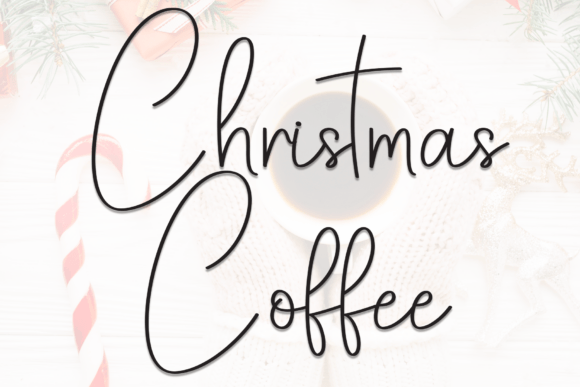 Christmas Coffee: A Script Font for Elegant Branding