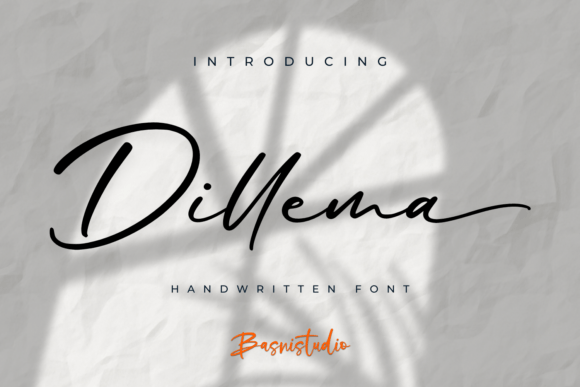 Dillema: A Handwritten Font for Creative Crafters