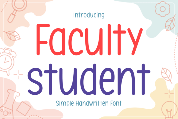 Faculty Student: A Handwritten Font for Editorial Design