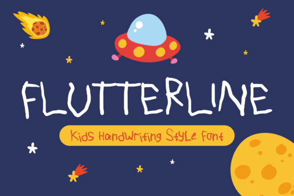 Flutter Line: A Playful Font for Creative Digital Projects
