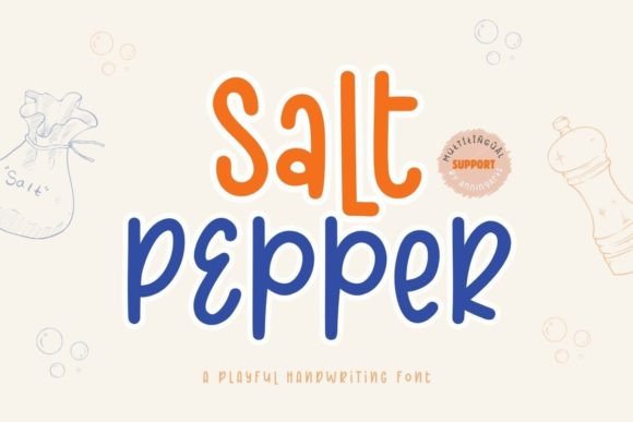 Font Choice That Speaks Volumes: Salt Pepper in Action