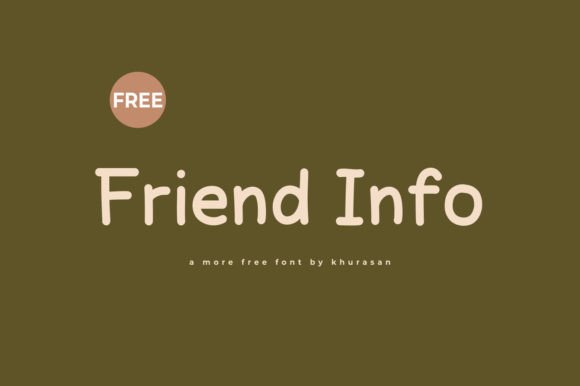 Friend Info: A Handwritten Font That Elevates Web Design