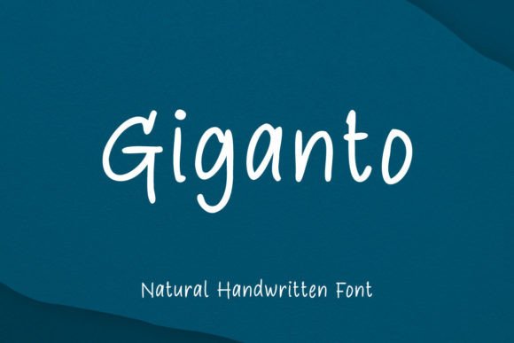Giganto: A Font That Breathes Life into Handmade Creations
