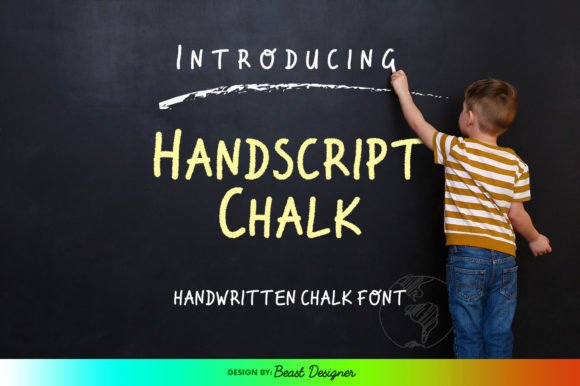 Handscript Chalk: A Timeless Script Font for Digital Design