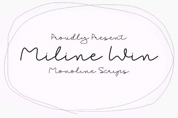Miline Win: A Font That Breathes Life into Your Handmade Creations