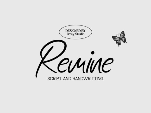 Remine: A Modern Handwritten Font for Professional Branding