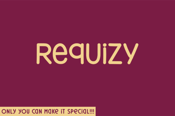 Requizy: A Handwritten Font for Editorial Elegance