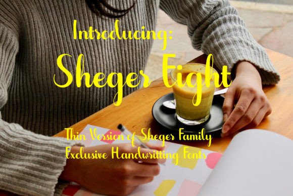 Sheger Eight: A Handwritten Font for Editorial Design