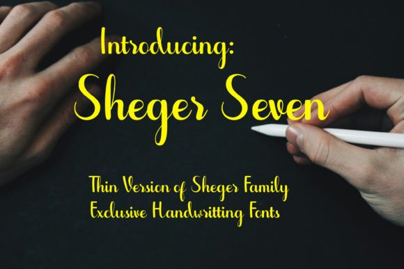 Sheger Seven: A Bold Script Font for Dynamic Digital Campaigns