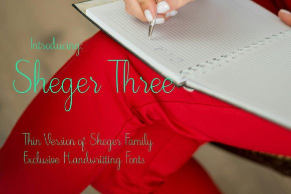 Sheger Three: A Handwritten Typeface for Modern Editorial Design