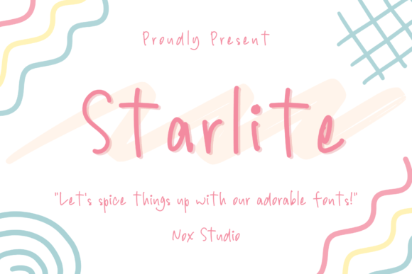 Starlite: A Handwritten Font for Editorial Elegance