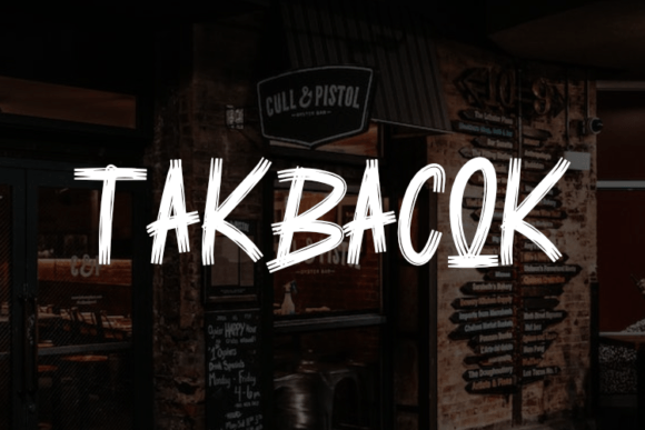 Tak Bacok: The Font That Makes Your Message Stand Out