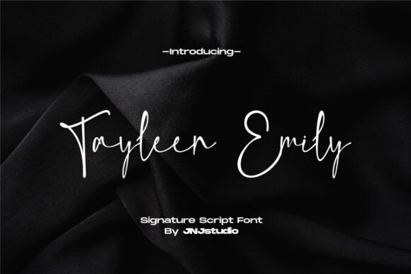 Tayleen Emily: The Script Font That Elevates Your Brand