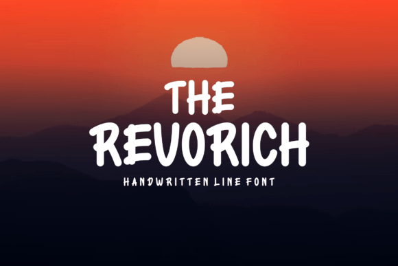 The Revorich: A Handwritten Font That Feels Like Real Calligraphy