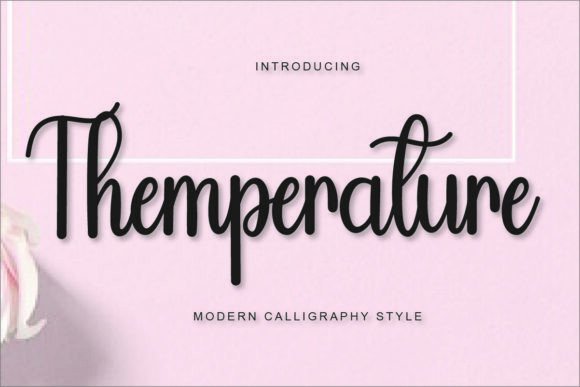Themperature: A Warm, Handwritten Font for Digital Design