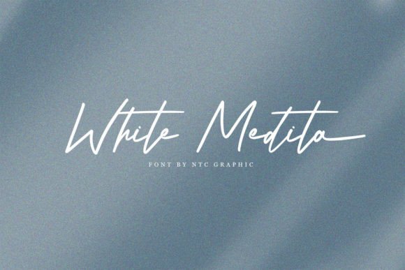 White Medita: A Script Font for Modern Web Design